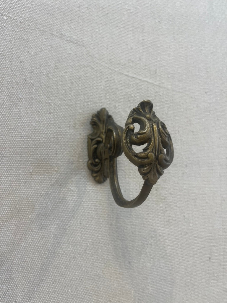 French vintage metal hook