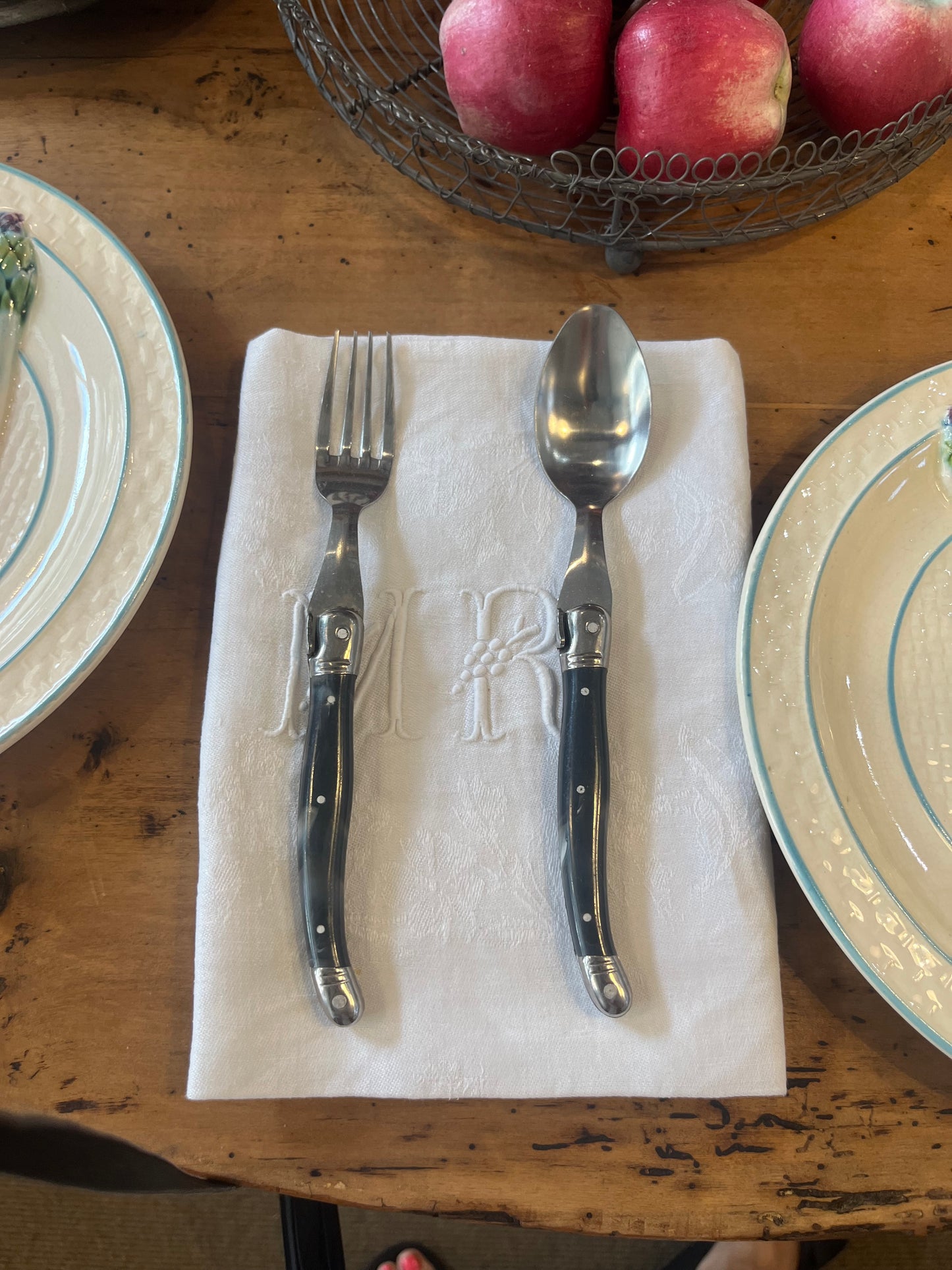 fa4599 French provencial dessert spoon