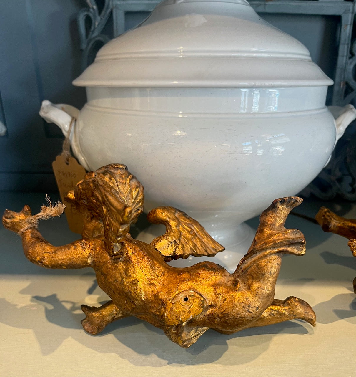 fa988 19th Century French Antique Puttis (pair)