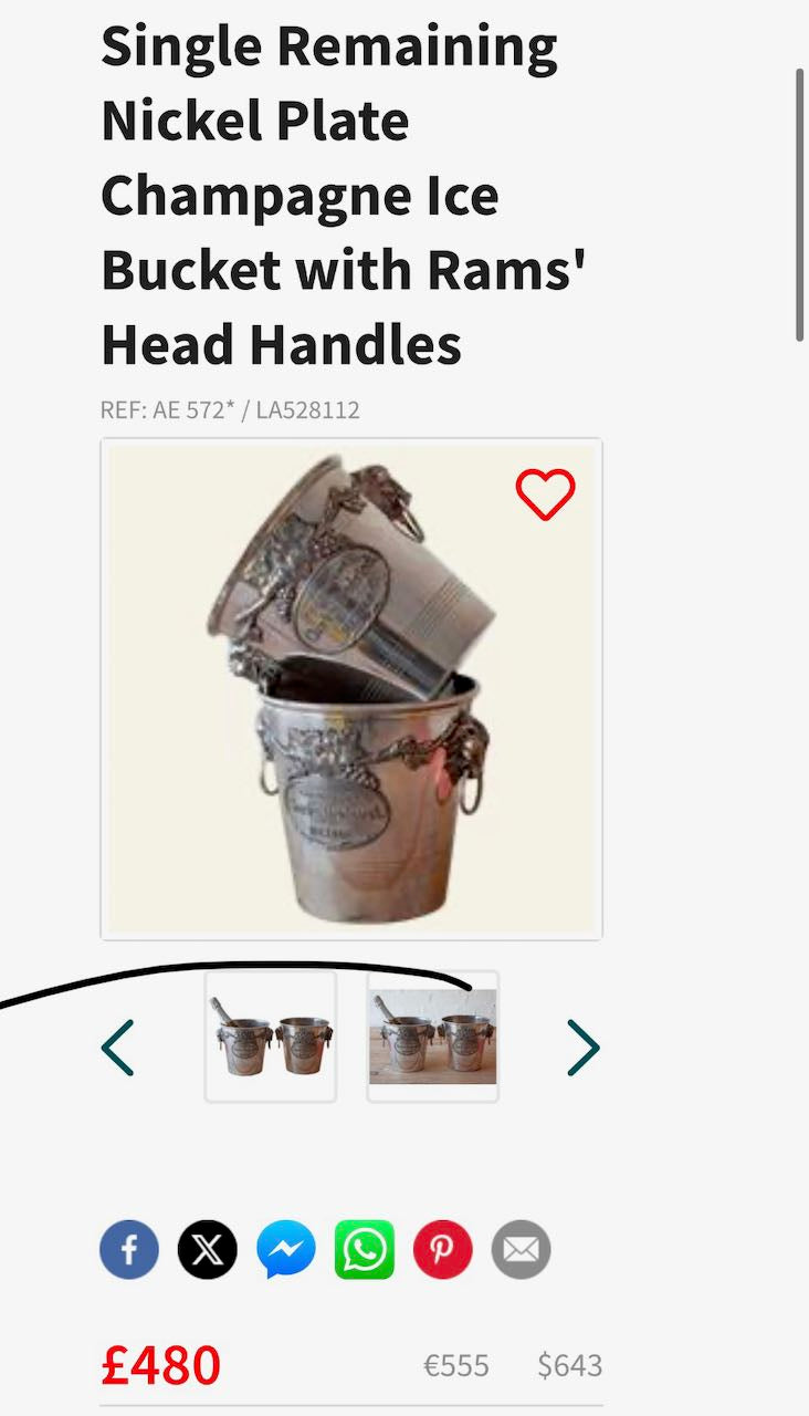 fa768 charles Heidseick Champagne bucket