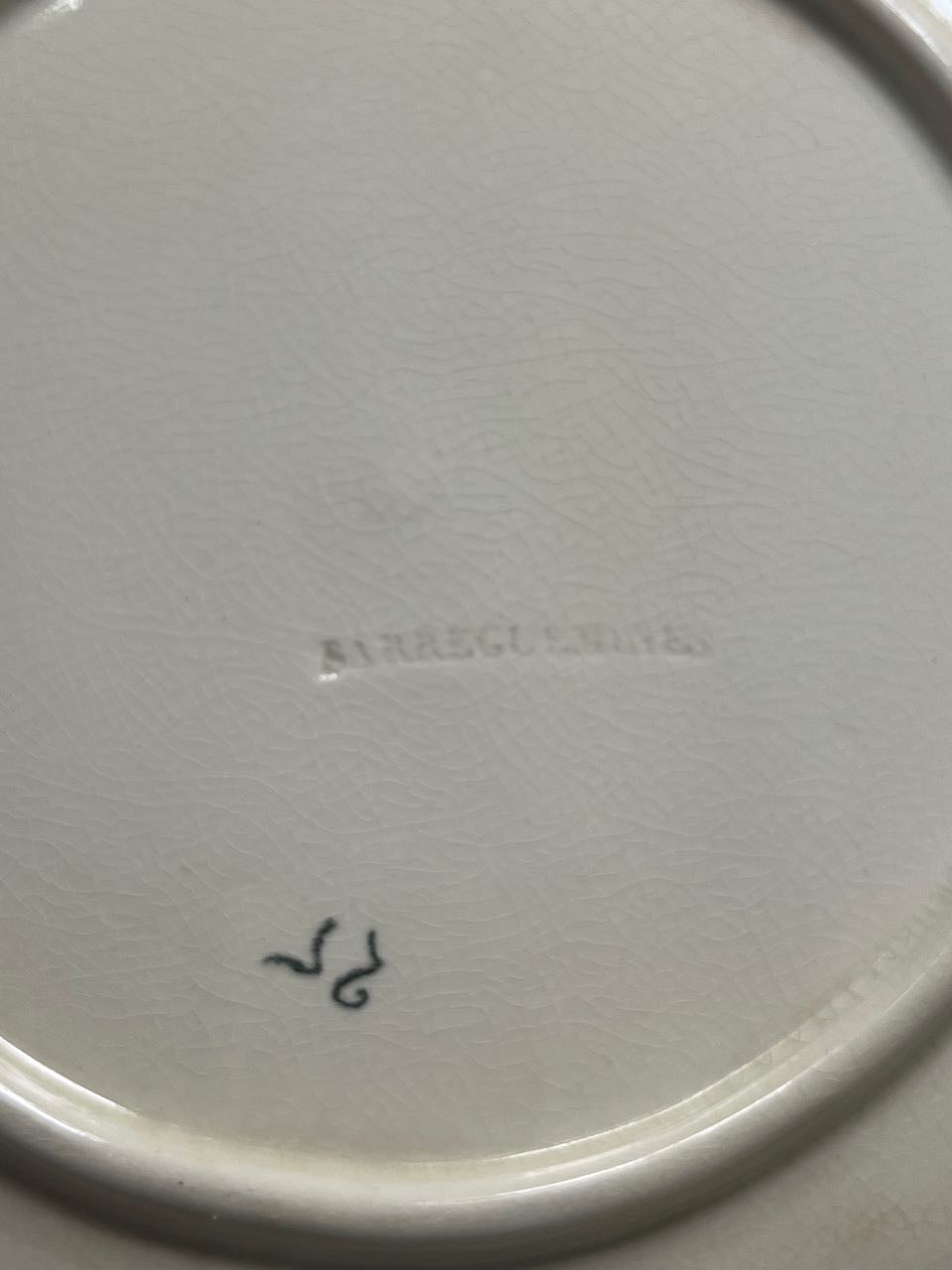 fa882 Beautifully decorated asparagus plate.