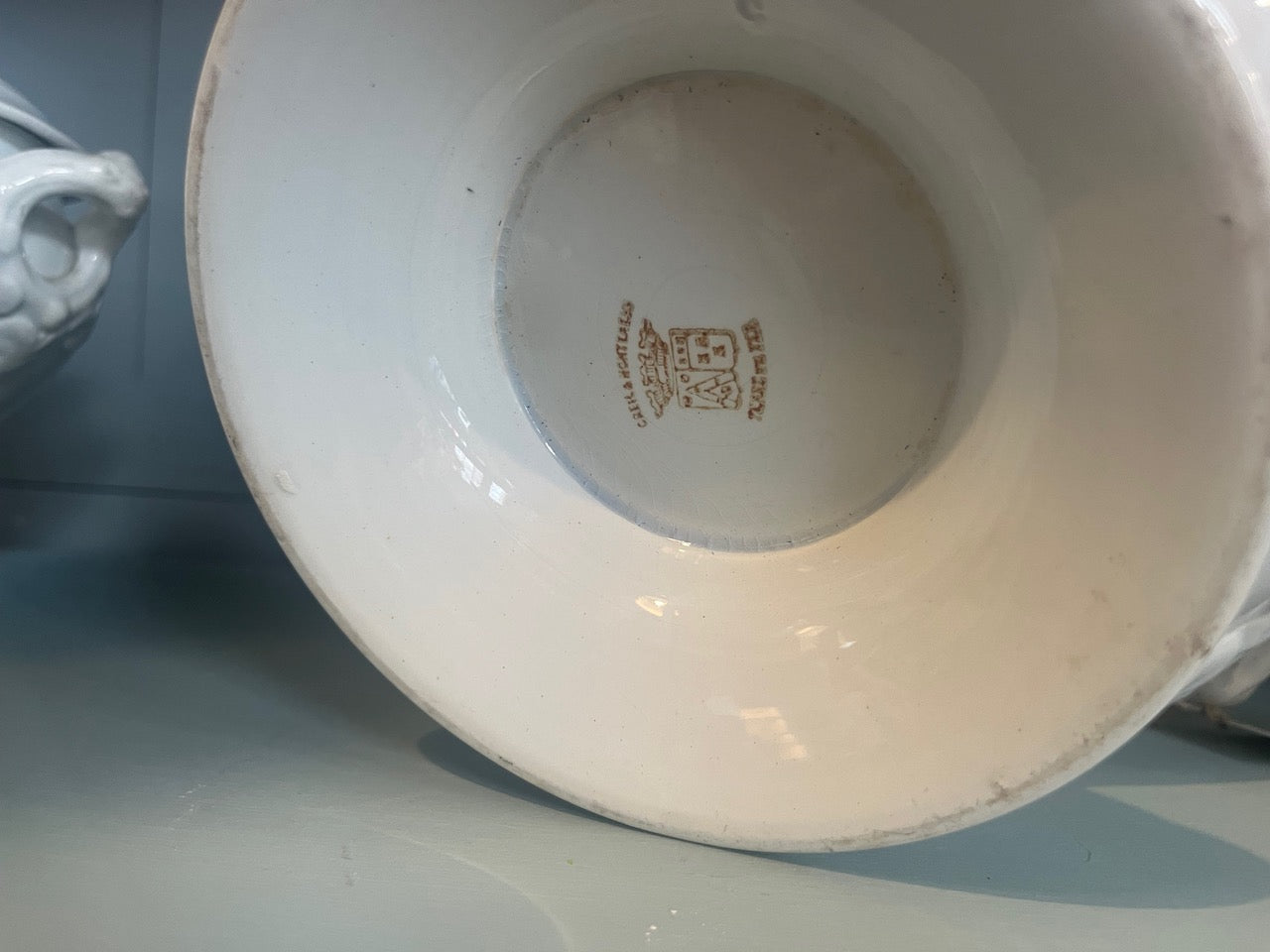 fa4850 Porcelain French Antique tureen