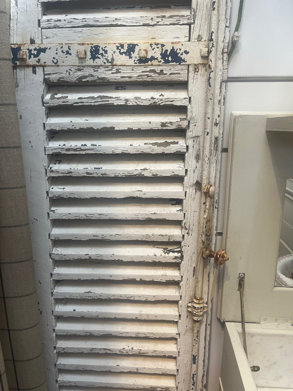 a pair of French antique shutters