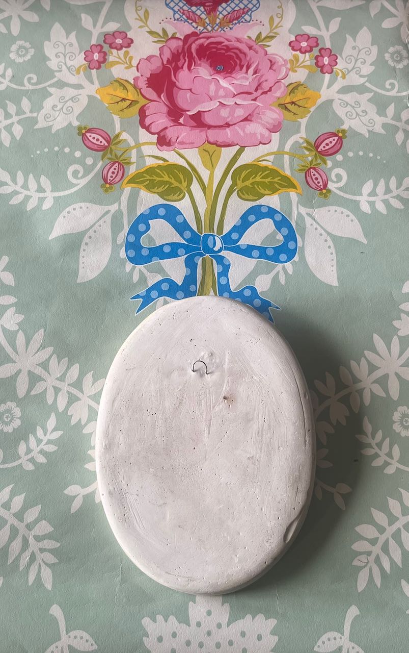 Cherub Plaster plaque