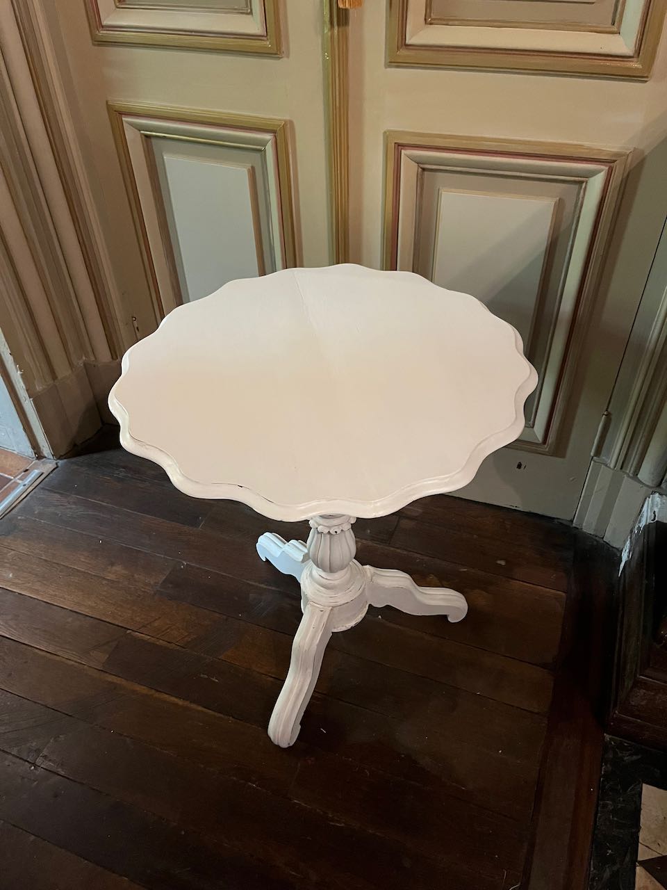 fa4208 Folding French vintage side table