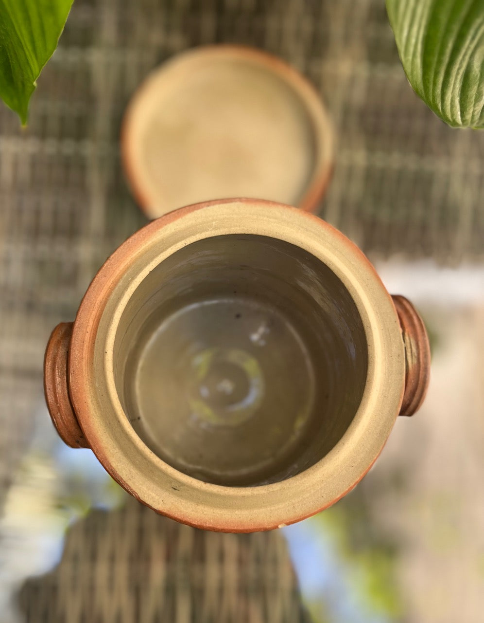 fa521 Stoneware container with lid