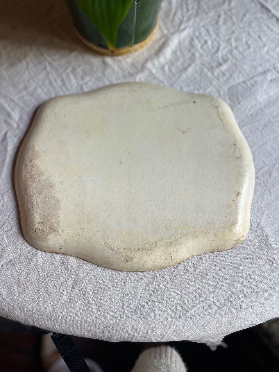 fa602 Vintage chinoiserie tray