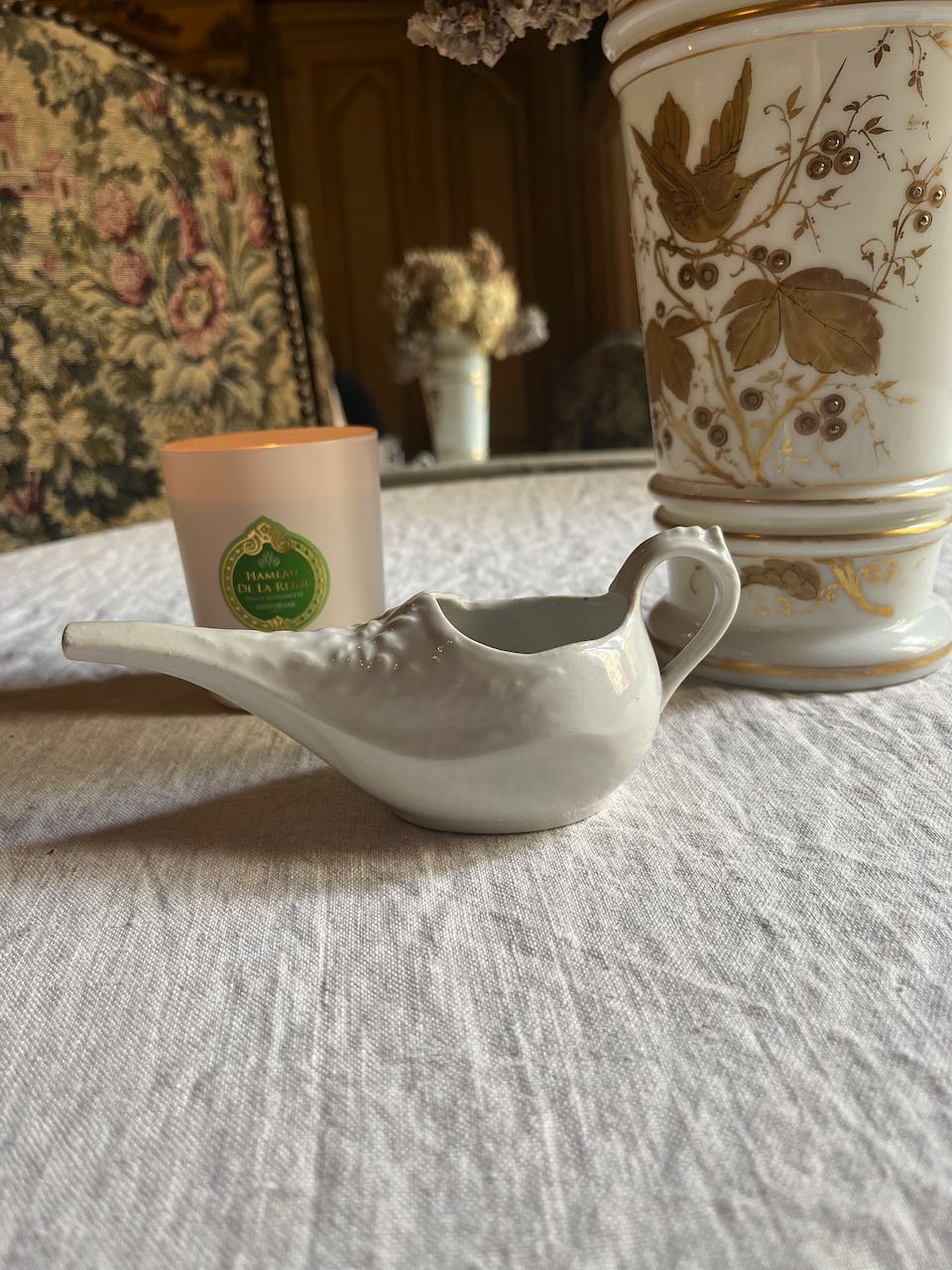 fa4606 porcelain french cream holder