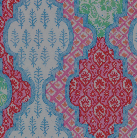 Provencale Cotton Pink Multi cocktail paper Napkin ( set of 20)