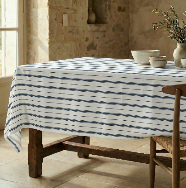 Spainish -Stain resistant Tablecloth ,180 x 180, Colima