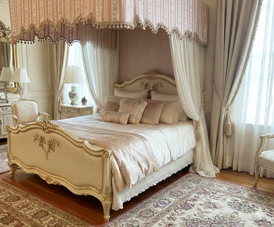 part of a French bed canopy