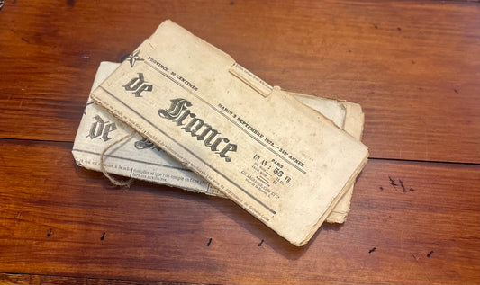 fa784 French antique Paris 1872 Newspaper