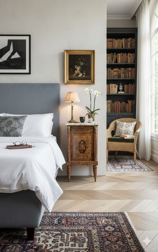 fa1002 French Antique Louis X1V Empire style Bedside cabinet