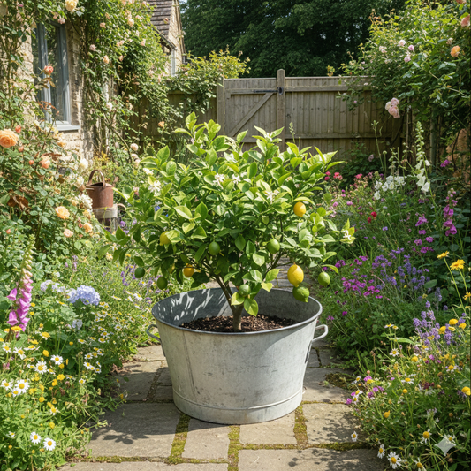 fa990 Large French metal Zinc container