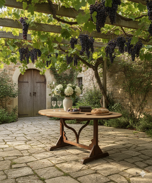 French antique (Table de Vendange) Harvest table, 19th Century