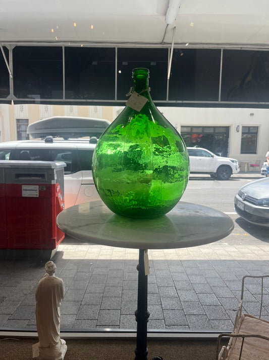 fa661 Green demijon wine carrier bottle