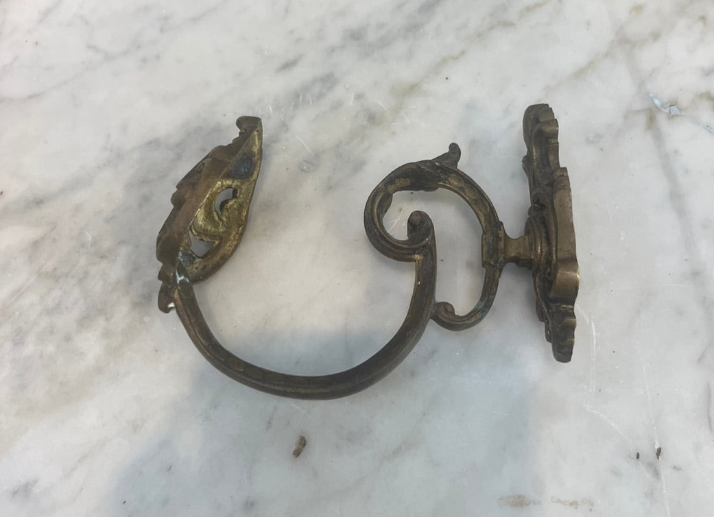 French vintage metal hook