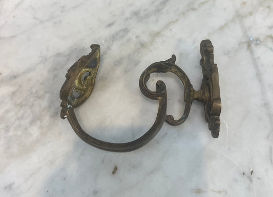 French vintage metal hook