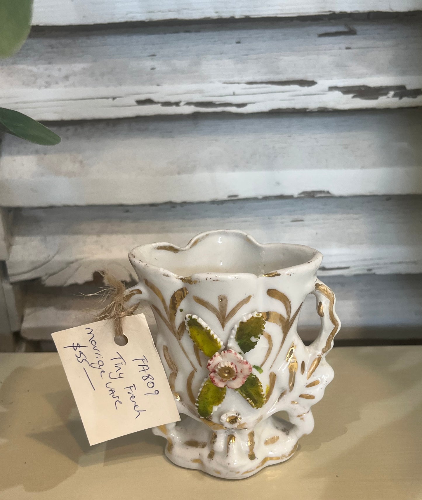 French Wedding vase 19th century