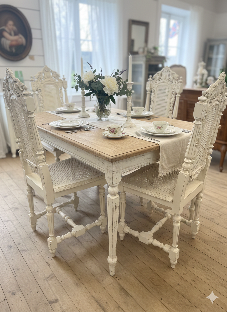  Louis X1V French Revival style chairs dating from the late 19th century to early 20th (circa 1880-1920)
