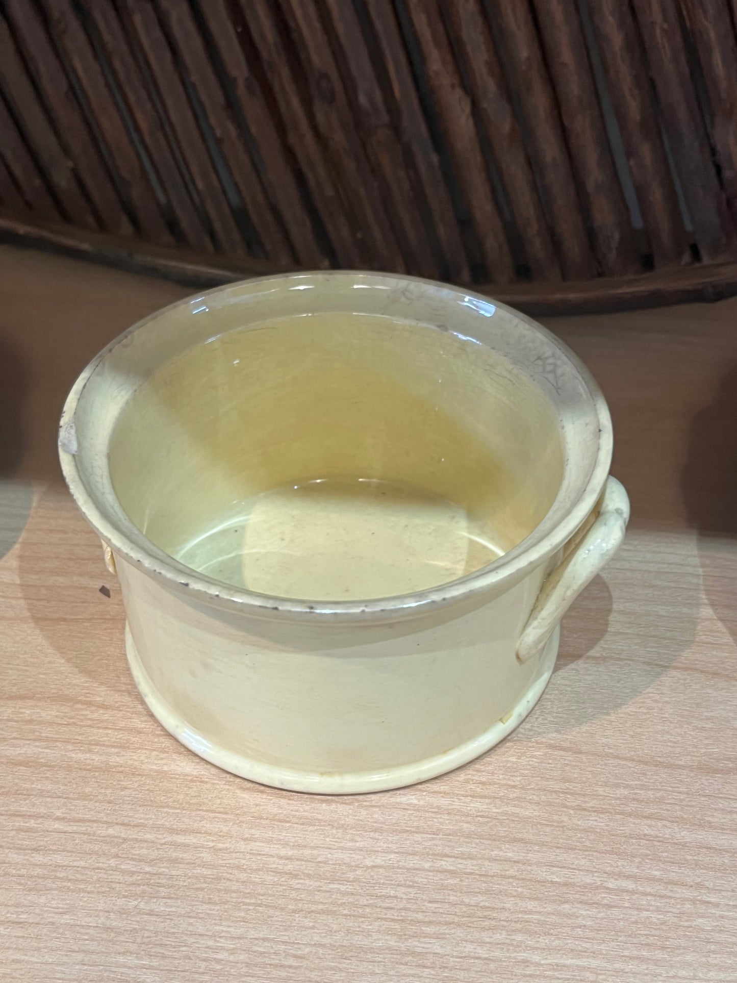 fa806 19th century pate dish, no lid.