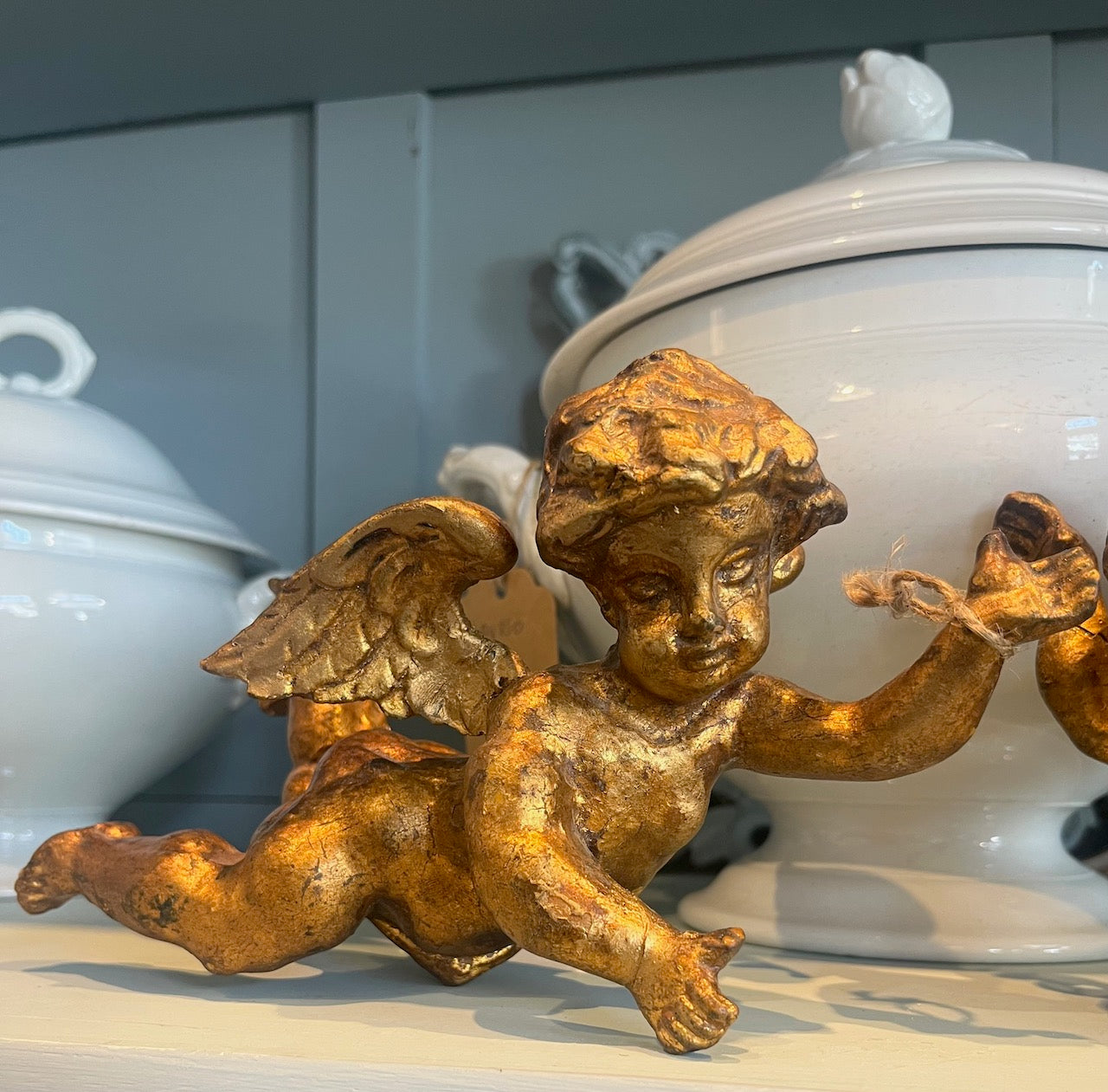 fa988 19th Century French Antique Puttis (pair)