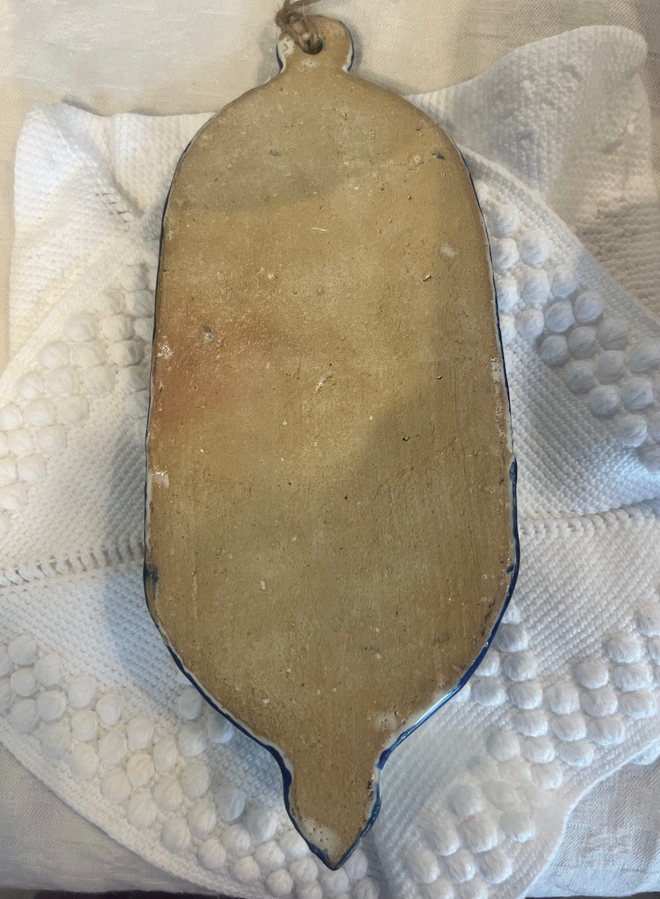 Handpainted Ceramic Vintage Font