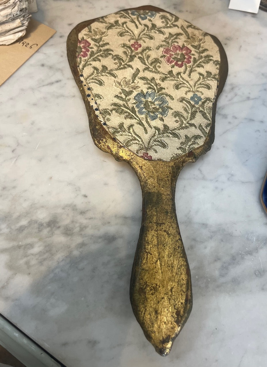 Fa985 Gilded Vintage hand mirror