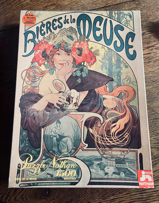 Fa852 French vintage 1500 piece jigsaw