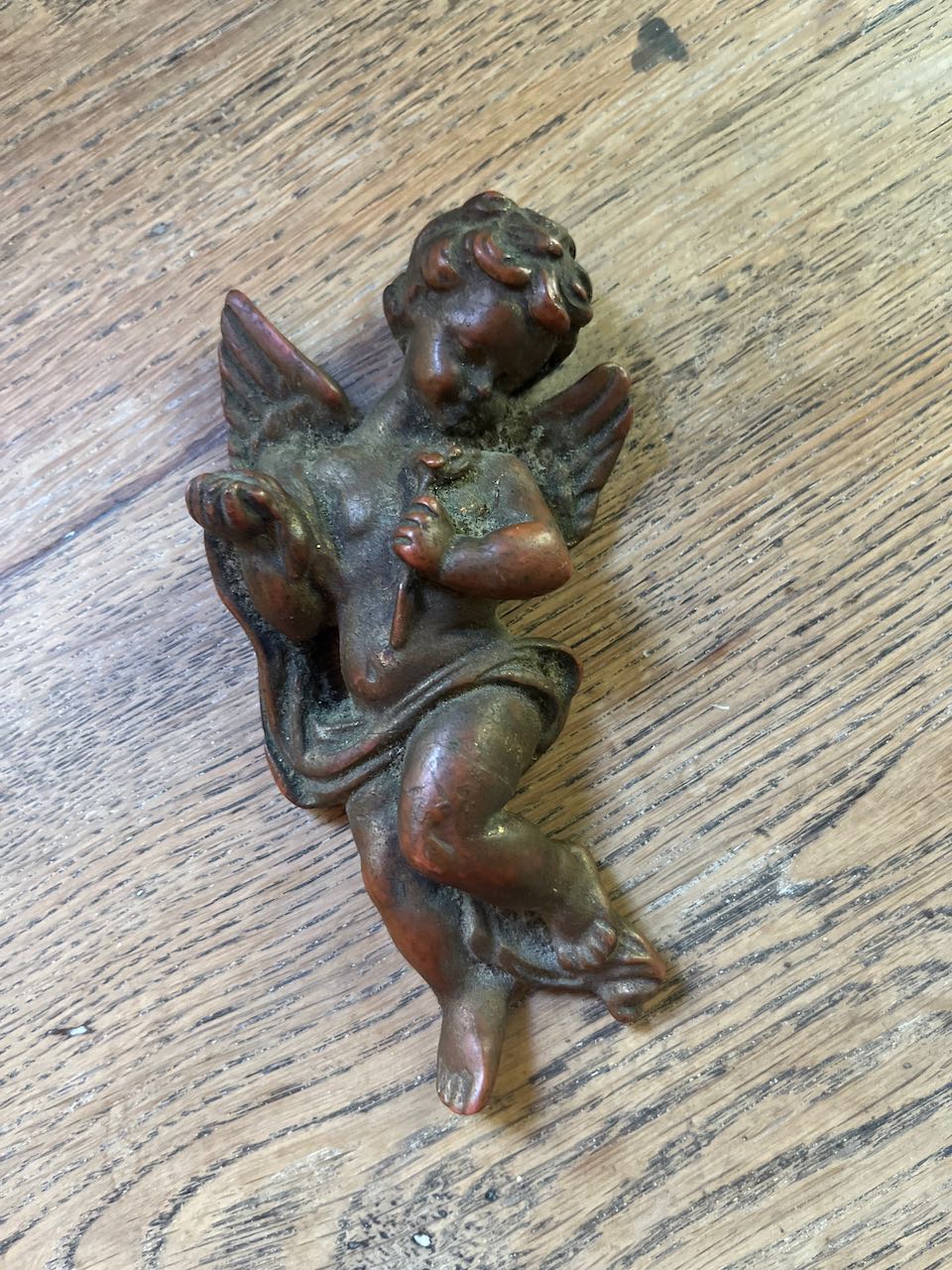 fa840 Small resin French vintage cherub , have 2