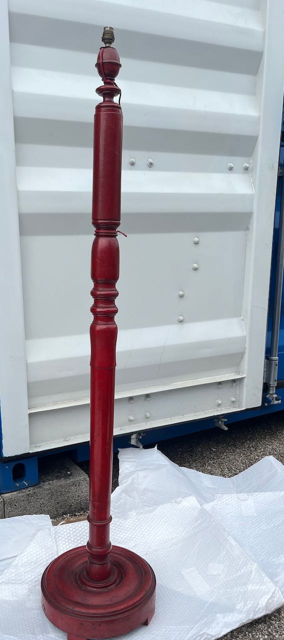 fa514 Lacquered vintage lampbase