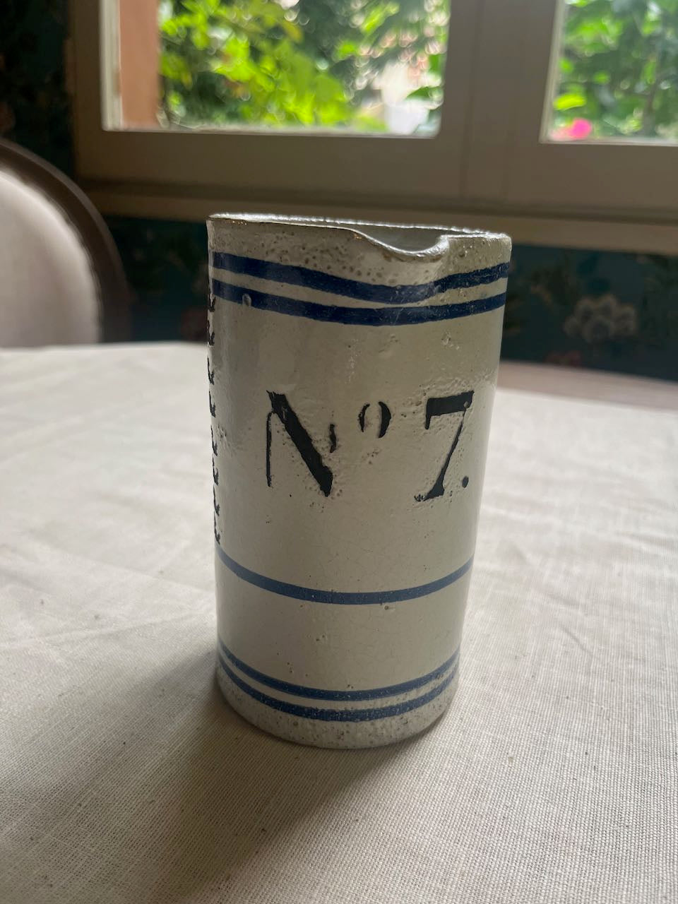 fa908 Stoneware Archer jug for beer