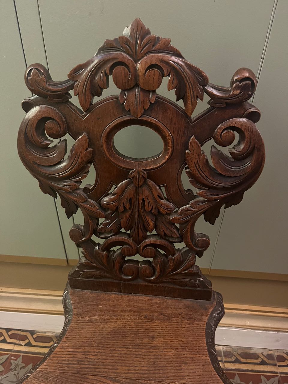 fa935 French antique Alsatian chair (from Alsace)