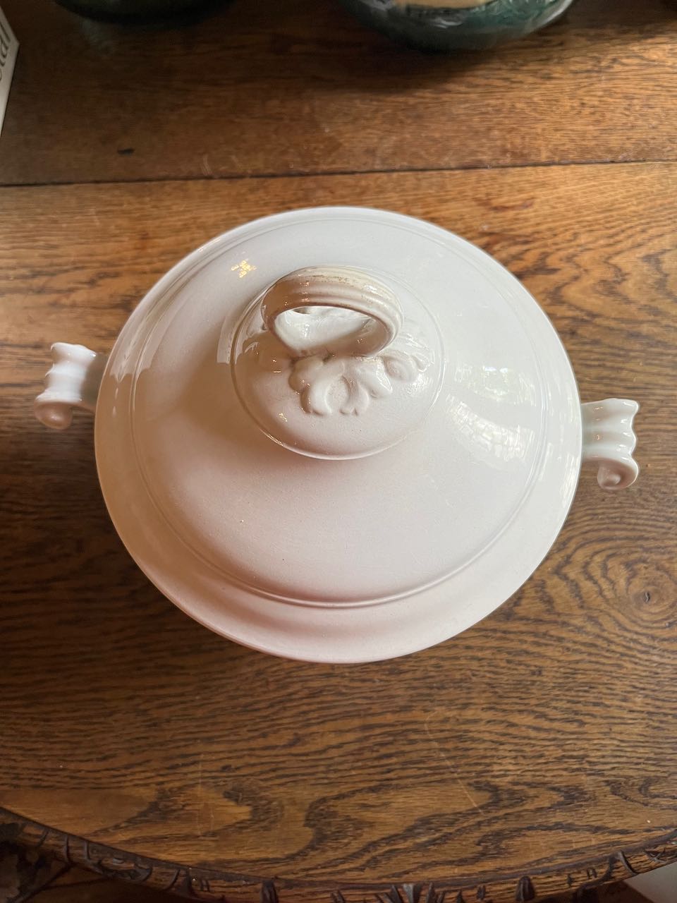fa4744 French antique tureen with lid