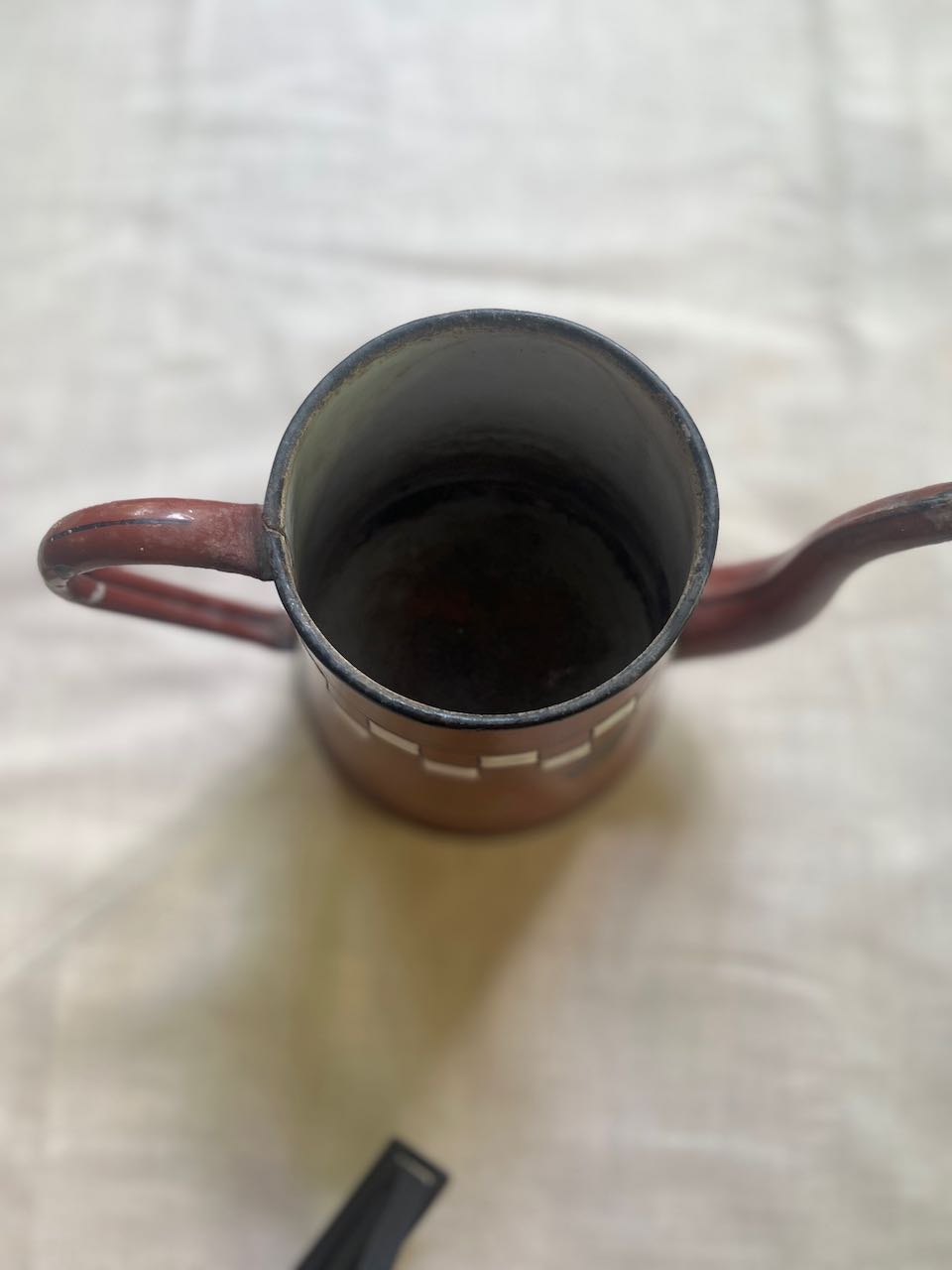 fa940 Lovely french vintage metal coffee pot.