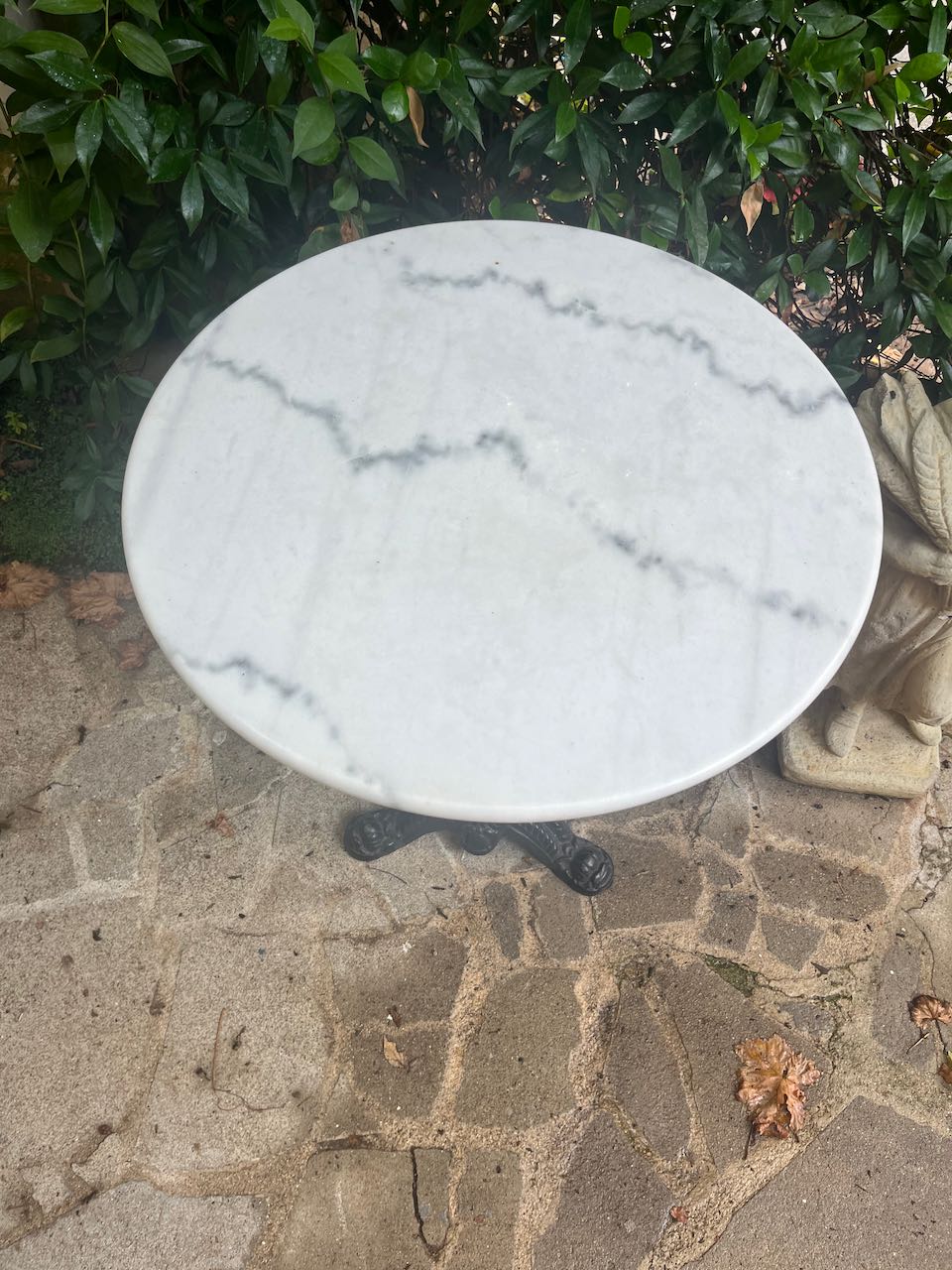 fa878 French Marble Bistro table