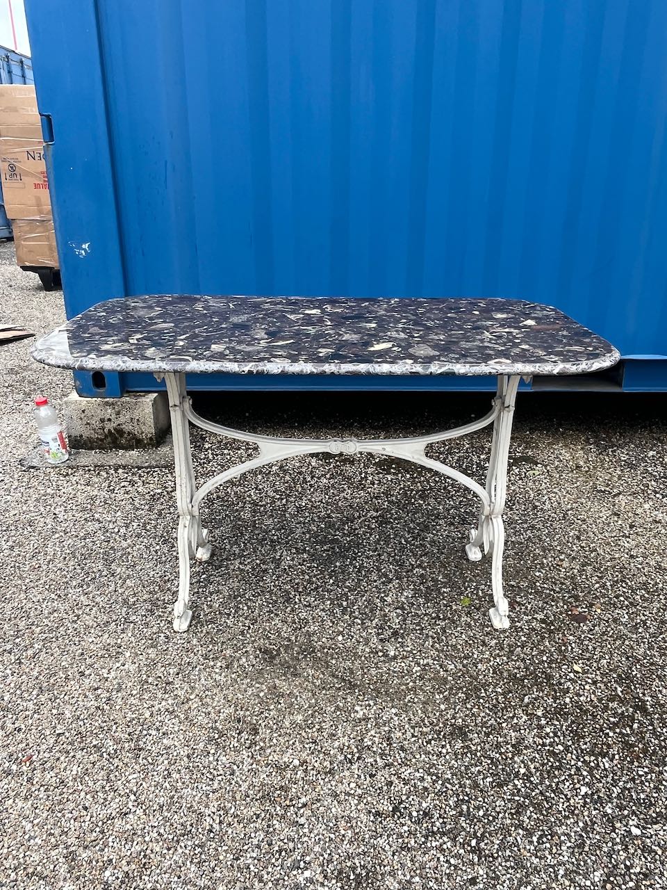 fa966 Beautiful French antique (Art Nouveau era) Cafe table