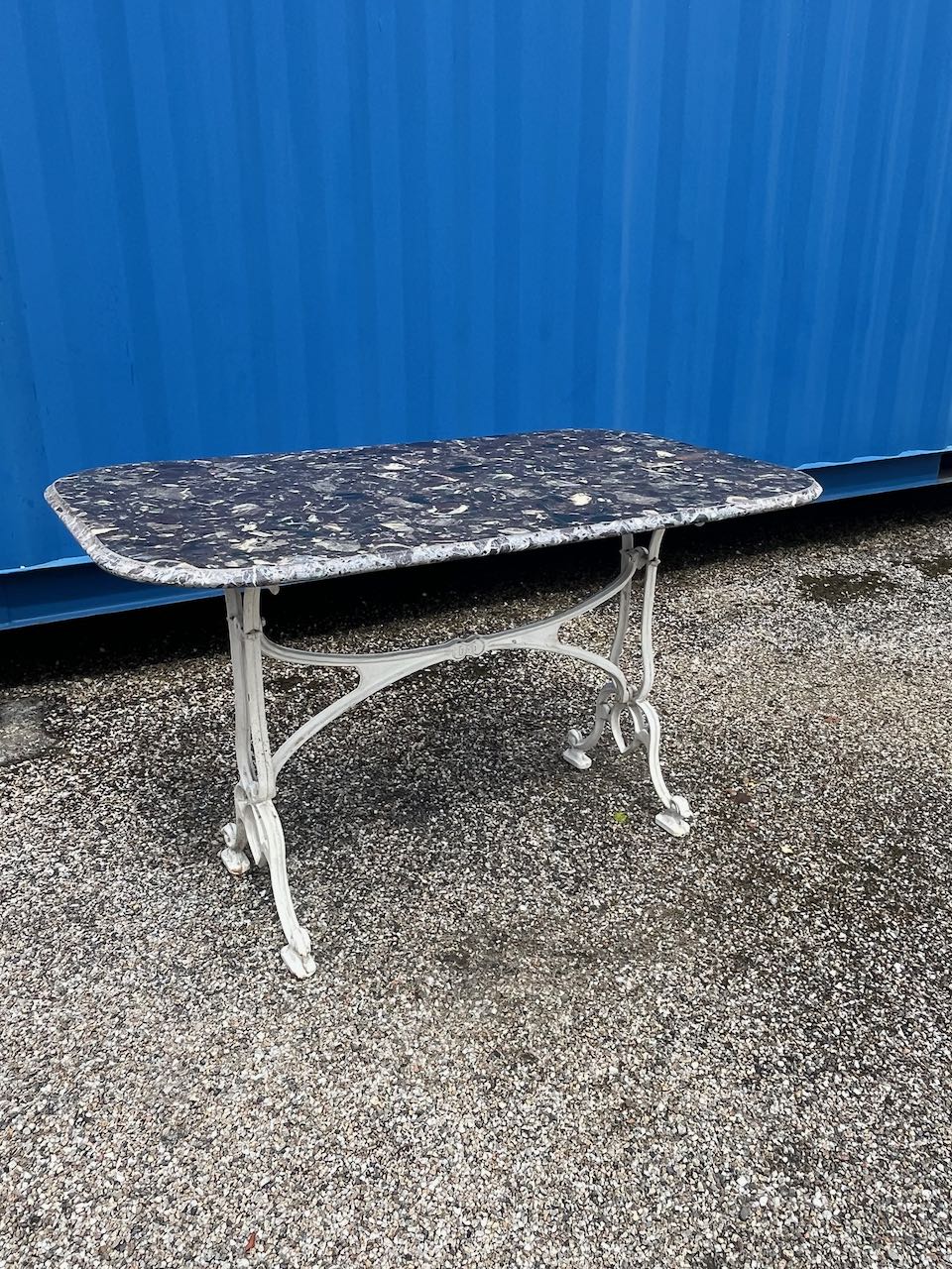 fa966 Beautiful French antique (Art Nouveau era) Cafe table