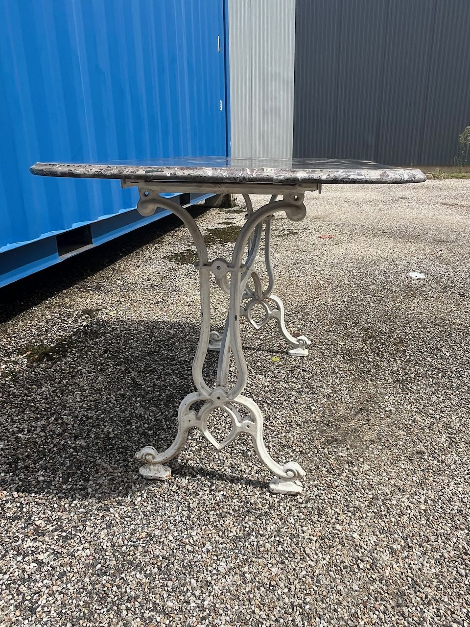 fa966 Beautiful French antique (Art Nouveau era) Cafe table