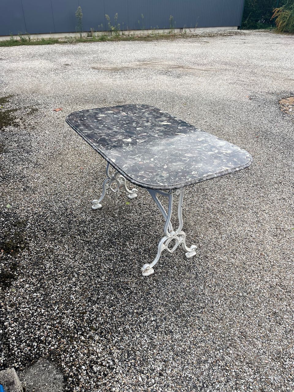 fa966 Beautiful French antique (Art Nouveau era) Cafe table