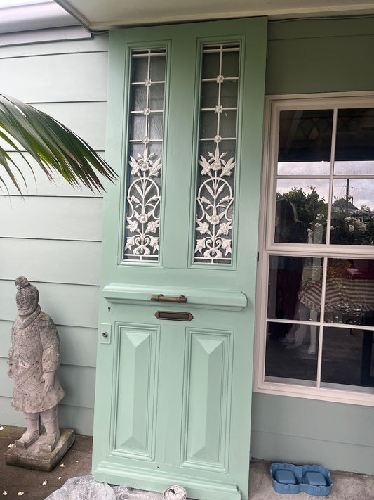 Gorgeous large Wooden and iron French door 1800's