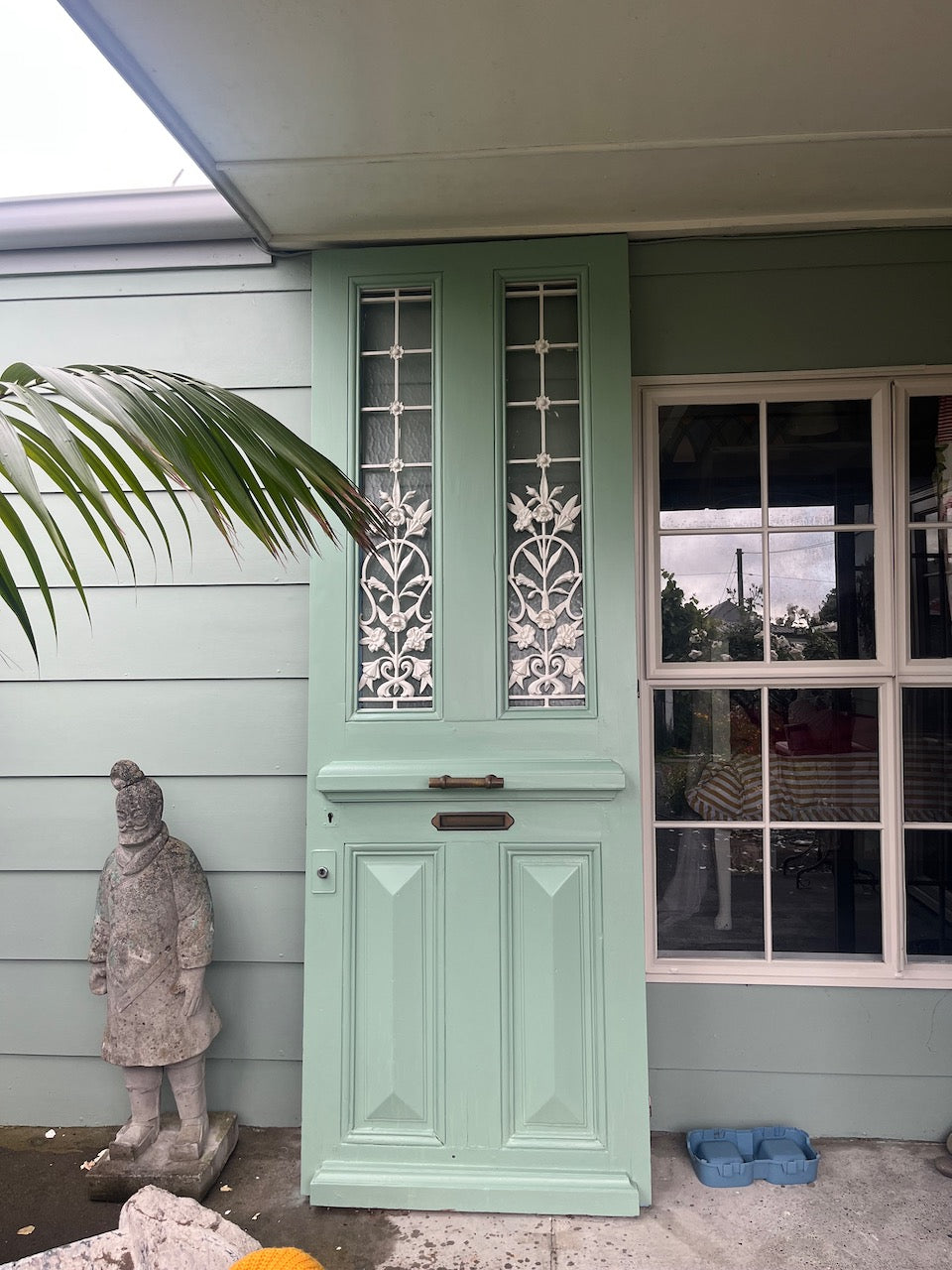 Gorgeous large Wooden and iron French door 1800's