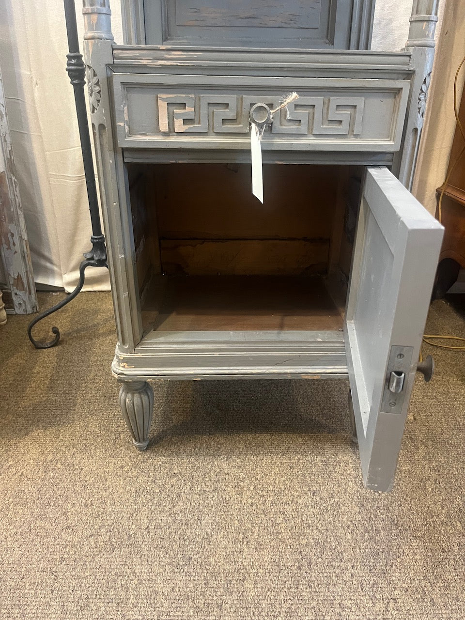 fa567 Antique French Bedside