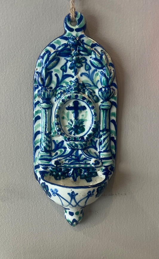 Handpainted Ceramic Vintage Font