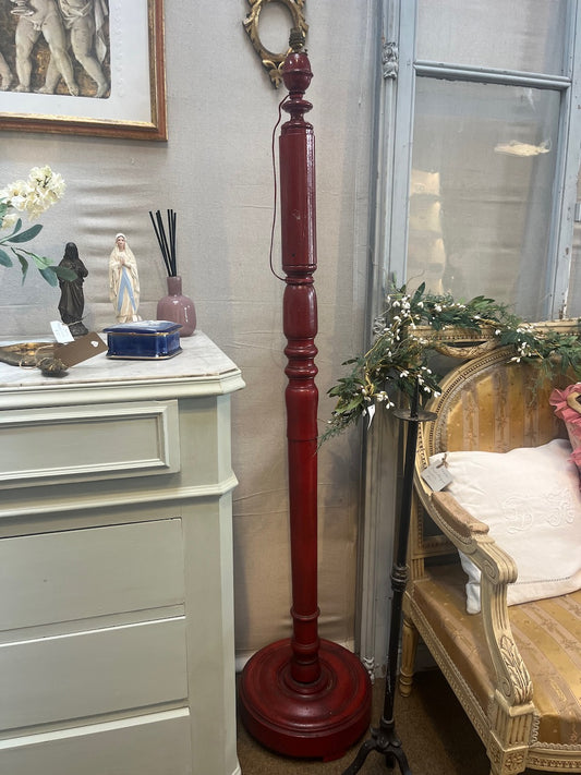 fa514 Lacquered vintage lampbase