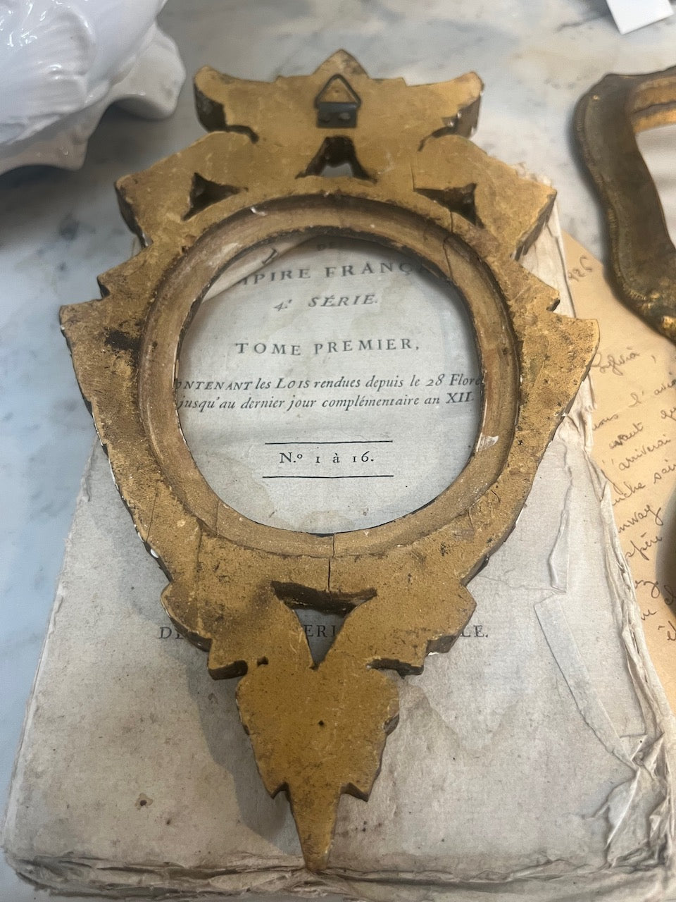 fa915 18th century mirror frame