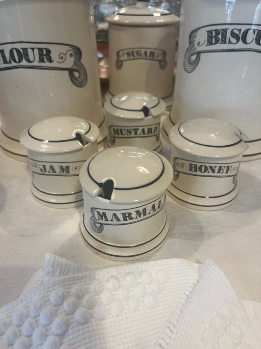 Di09 1950's Vintage Marmalade pot (British made) by Ditto