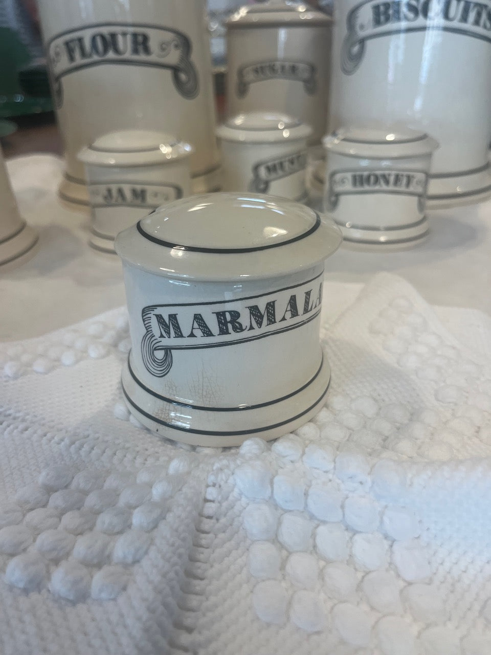 Di09 1950's Vintage Marmalade pot (British made) by Ditto