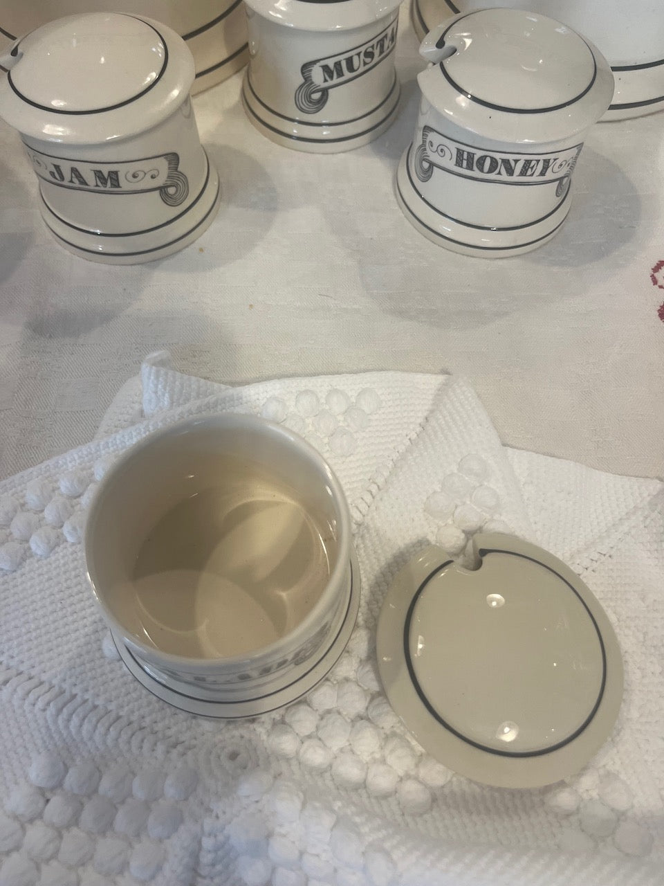 Di09 1950's Vintage Marmalade pot (British made) by Ditto