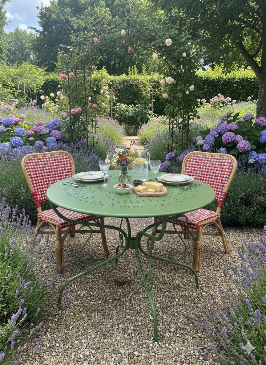 fa947 French vintage cafe table